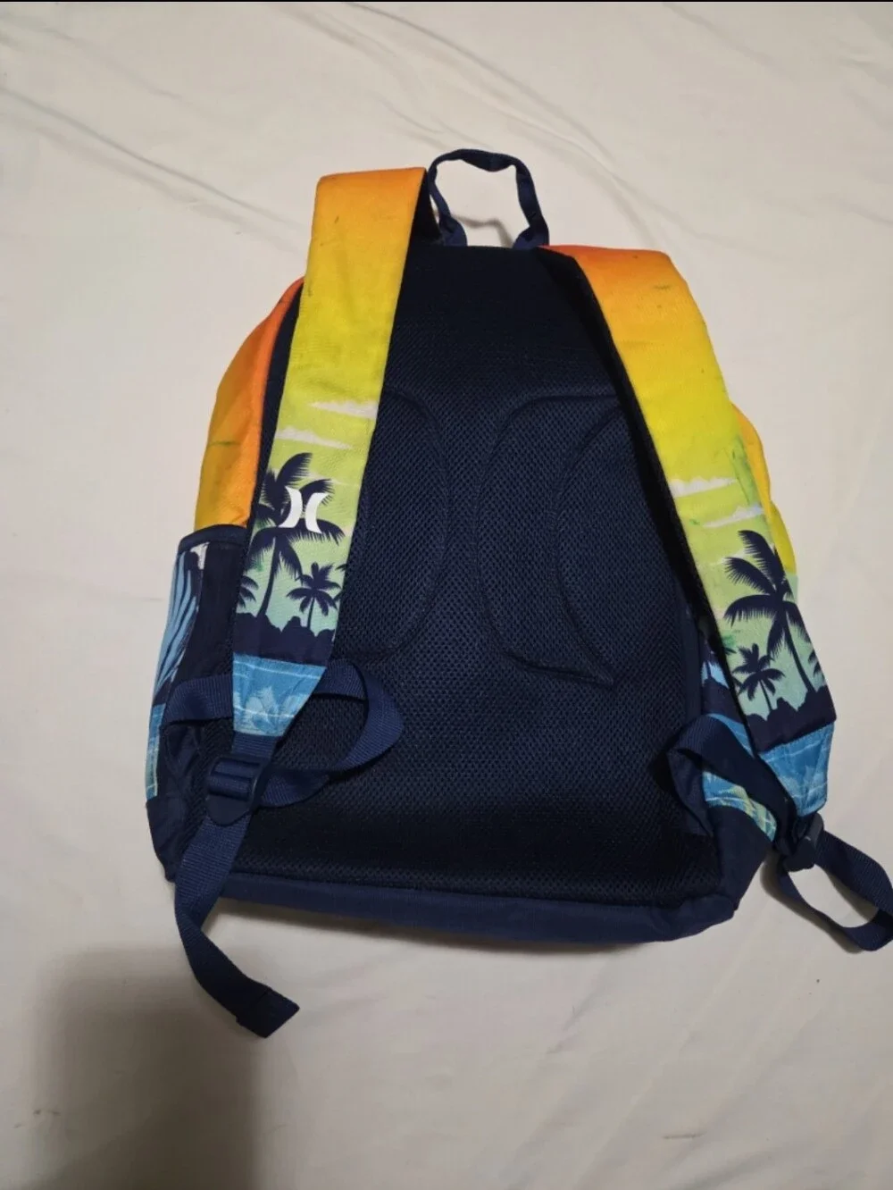 Hurley Kids 18 inch Backpack Surfing Burger Pizza Print #23